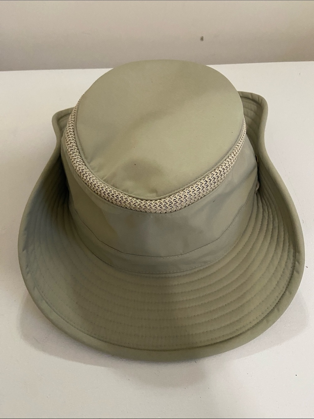 Tilley Olive Green Airflo Sun Hat with Chin Cord